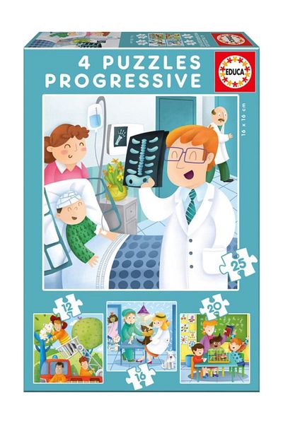 EDUCA What Would You Want To Be When You Grow Up?12+16+20+25 Piece Puzzle /