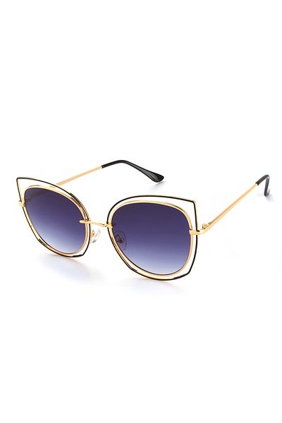 Di Caprio Women's Oval Sunglasses DTX1259B