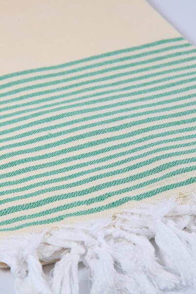 Bedinn Peshtemal Burgata Cream Green Pst062