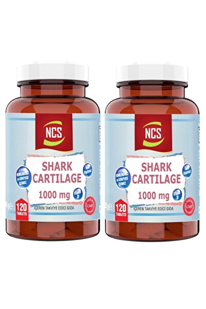 NCS 2 قطعة سمك القرش كارتيلاج حديد فيتامين د3 - 1000 ملجم 120 قرص
