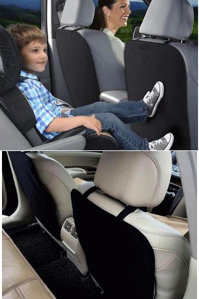 Buffer Car Seat Back Cover 2 Pieces Black