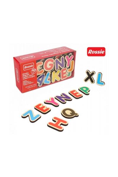 Rossie Magnetic Wooden Capital Letters