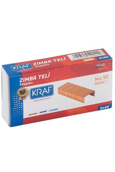 KRAF No:10 Small Yellow Staple Pack of 10