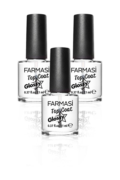 Farmasi Tırnak Koruyucu Cila Parlak-11ml 3 Adet