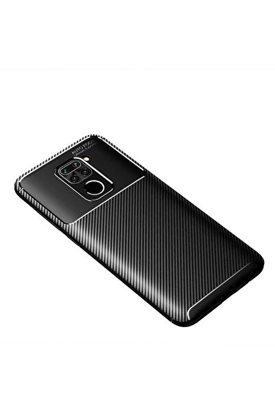 ZM STORE Xiaomi Redmi Note 9 Kılıf Karbon Tasarımlı Harika Kesim Negro Kapak