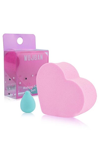 MUJGAN 2'li Lovers Sünger Seti Toz Pembe