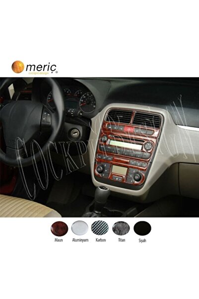 meriç cockpit design ميريتش ®   فيات جراندي بونتو توربيدو أمامي مزخرف ماهوجني...
