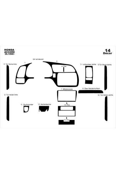 meriç cockpit design ميريتش ®   هوندا أكورد ياباني أمامي توربيدو مطلي أسود لا...
