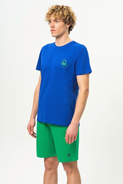 United Colors of Benetton Ανδρικό μπλουζάκι Benetton Bnt-m099-r-23y