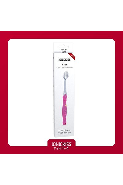 IONICKISS Ionic Toothbrush for Children Ages 4+ - Pink