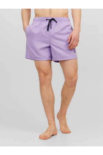 Jack & Jones Ανδρικό μωβ σορτς Jack Jones Tfıjı Jjswım Solıd Sn Ly 12225961 -19
