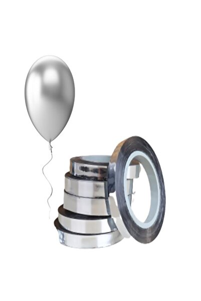 Hyd Balon Ipi Metalize Gümüş Rafya 20 Metre