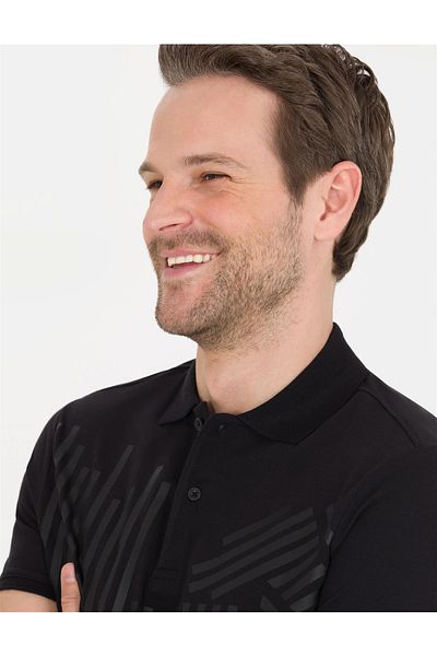 Pierre Cardin Μαύρο Slim Fit T-shirt