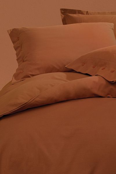 Yataş Plain Single Ranforce Washable Duvet Cover Set - Tile