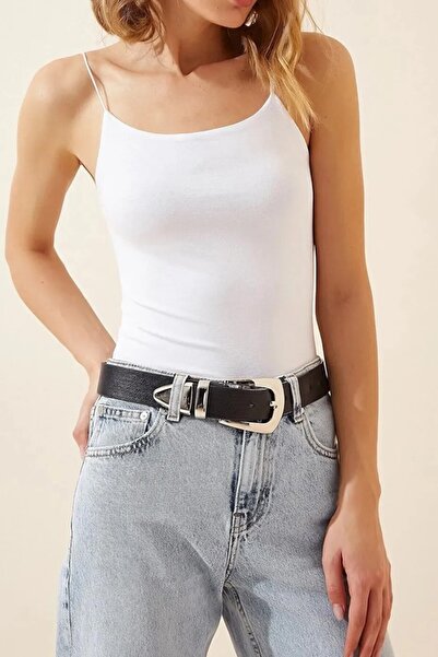 Tam Moda Γυναικεία μπλούζα με λουράκι σχοινί Λευκή