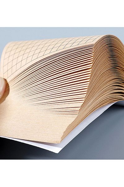 Vox Art 3 Pieces Kraft Post-it - 3x 80 Sheets - 7.5x7.5 Cm