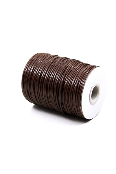 yfhobi 5 Metre - Parlak Kahve Renk Kore Ipi, Kolye, Bileklik, Takı Ipi