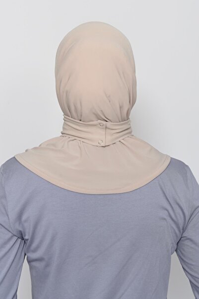 Altobeh Крем-кольоровий шарф з застібками-кнопками