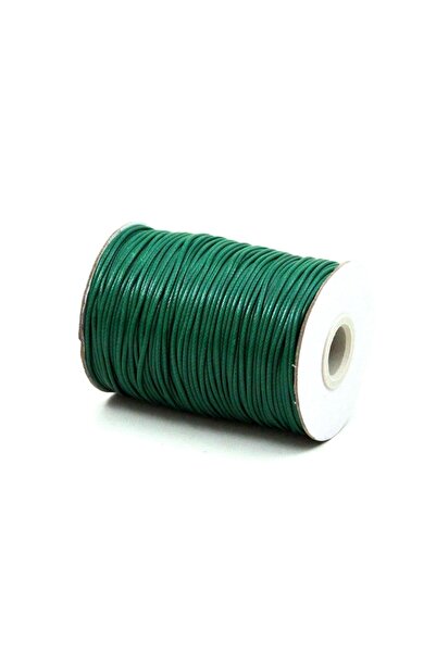 yfhobi 5 Metre - Parlak Yeşil Renk Kore Ipi, Kolye, Bileklik, Takı Ipi