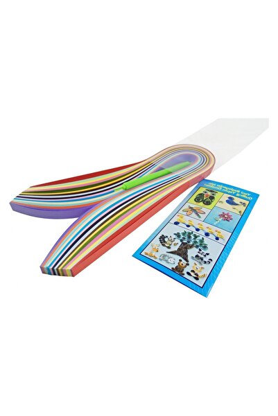 Jet Online Kalın Quilling Seti, Kağıt Katlama Sanatı, Kıvırma Sanatı, Telkari 1x50 Cm