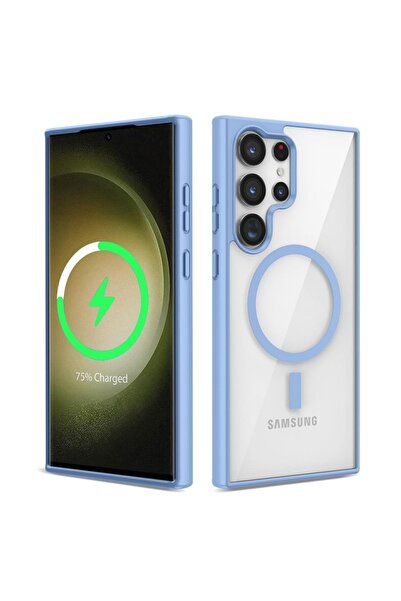 Case 4U Samsung Galaxy S22 Ultra Kılıf Kamera Çıkıntılı Magsafe Wireless Şarj...