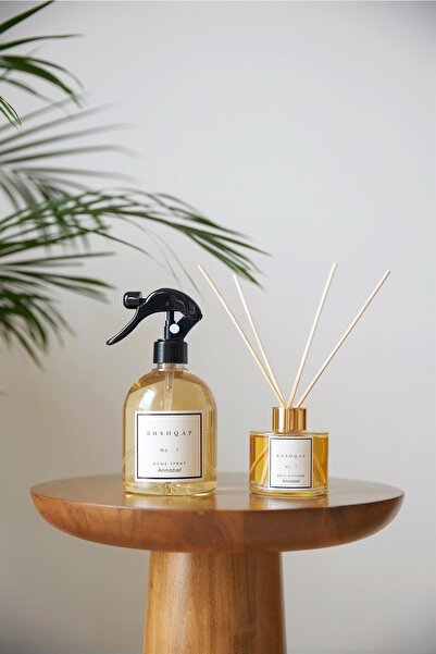 BOSHQAP No:1 Annabel 100 Ml Çubuklu Ve 500 Ml Sprey Oda Kokusu 2'li Set