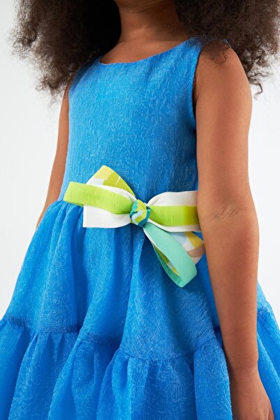 Lia Lea Bg Store Girl's Blue Dress 23Ss1L01985