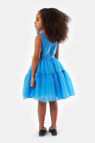 Lia Lea Bg Store Girl's Blue Dress 23Ss1L01985