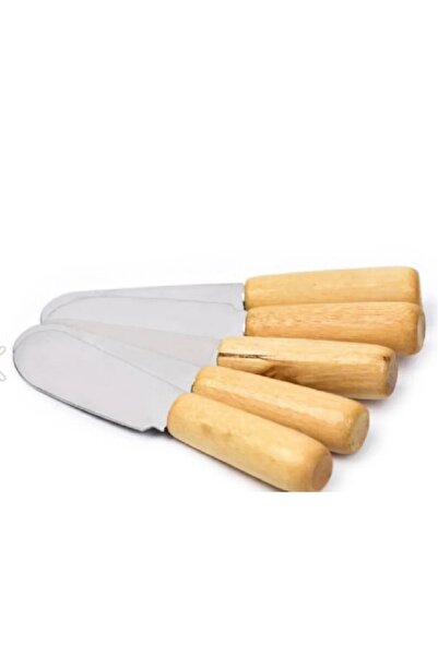 Genel Markalar 6lı Ahşap Saplı Tereyağı Sürme ve Kahvaltı Bıçağı 10cm