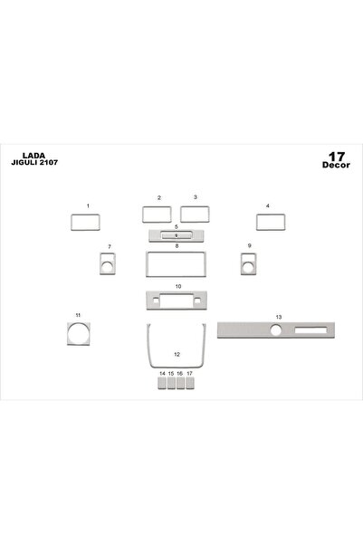 meriç cockpit design ميريتش ®   لادا جيغولي 2107 توربيه امامي مطلي الومنيوم 1...