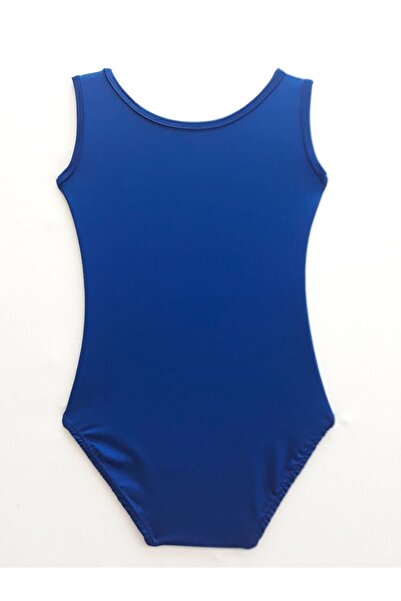 LULLY KİDS Lully Kıds Kız Çocuk Mint Yeşil Kayık Yaka Jimnastik Bale Mayosu