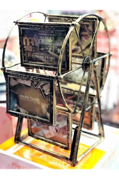 Lizpo Decor Unassembled Antique Ferris Wheel Frame Photo Album