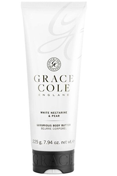 Grace Cole Бяло масло за тяло с нектарин и круша 225мл