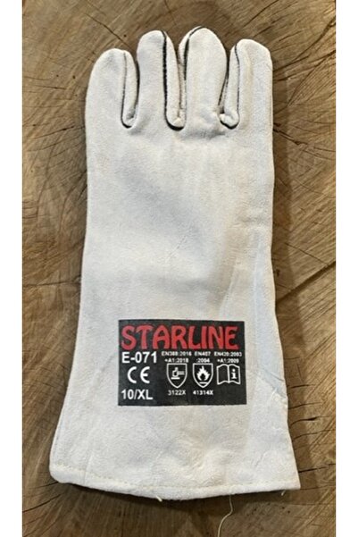 Starline Yüksek Kalite Kaynakçı Eldiveni Kalın Deri Eldiven 10xl E071
