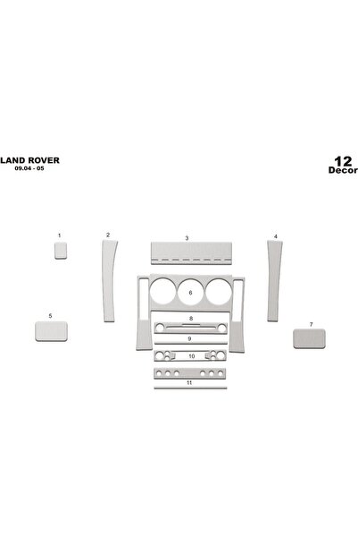 meriç cockpit design ميريك® لاند روڤر فريلاندر غطاء الطوربيد الأمامي من الألو...