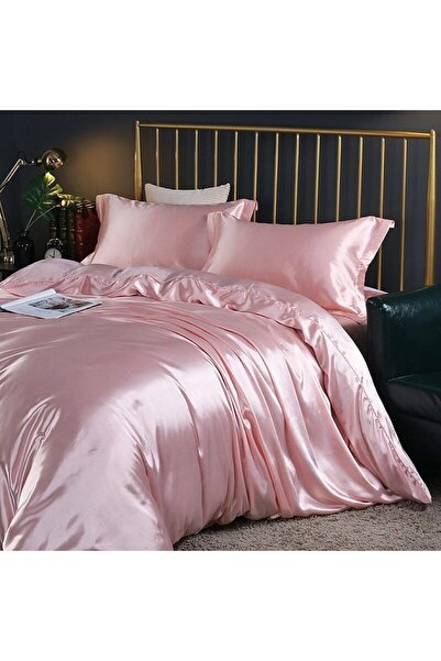 atn store Boby Silk -%100 Saf Ipek King Size Lüx Nevresim Takımı - %100 Sılk ...