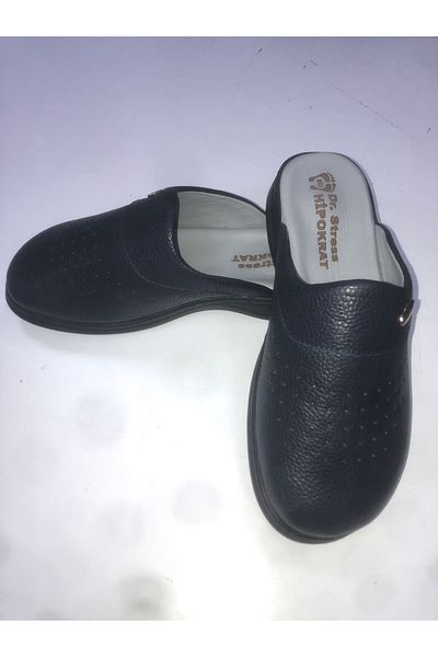 BİO HİPOKRAT Bio Hippocrat Sabo Orthopedic Leather Slippers