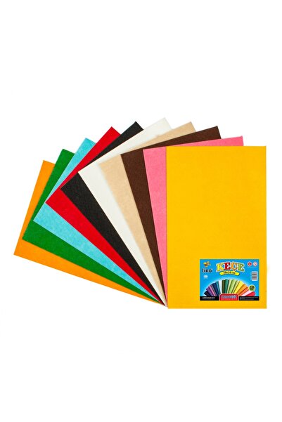 ileritoys لباد لينو مقاس A4 - 10 ألوان