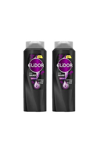 Elidor Brown Shine Superblend Hair Care Shampoo - X 2
