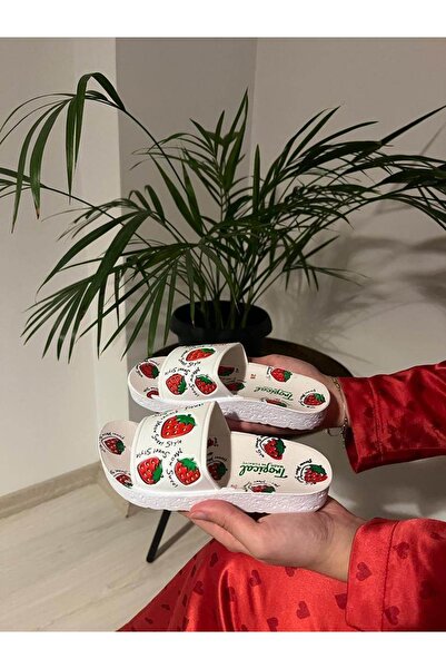 Behtah Kundura Φρουτώδες Strawberry Άνετα για κορίτσια παντόφλες για μωρά για κορίτσια στην πισίνα καθημερινά παντόφλες παραλίας