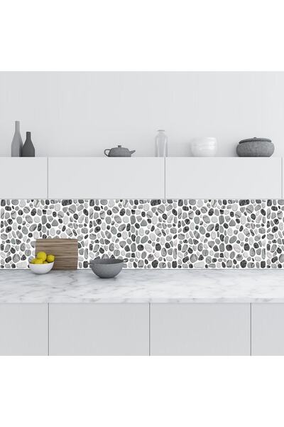 StickerArt Mutfak Tezgah Arası Folyo Fayans Kaplama Folyosu Dekoratif Pattern 60x500 Cm