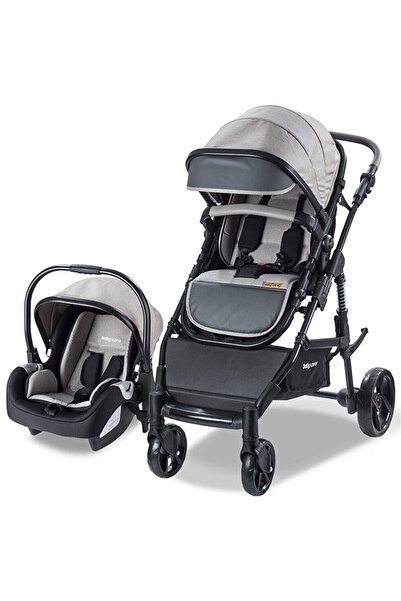 Baby Care 340 Bora Cross - Travel Sistem Bebek Arabası - Vizon