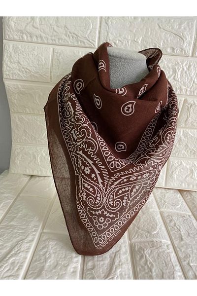 sema aksesuar 100% Cotton Unisex Ethnic Patterned Bandana Scarf