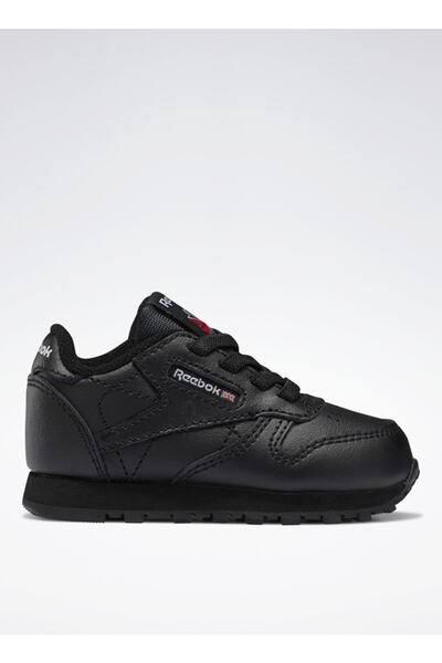 Reebok Fz2094 Cl Lthr Μαύρα παιδικά παπούτσια για περπάτημα