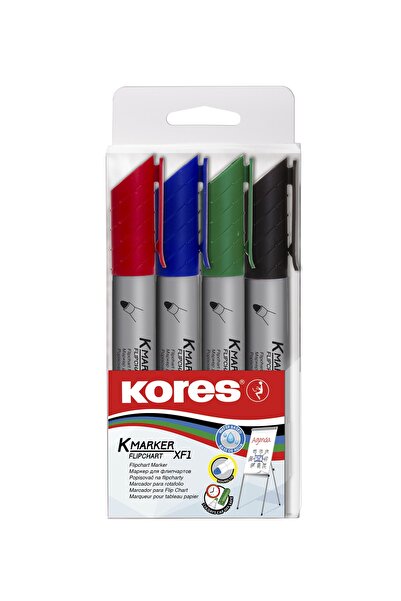 kores Μαρκαδόρος φλιπτσάρτ 4 τεμαχίων/σετ 3mm