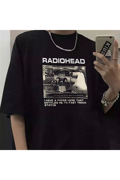 Touz Μπλουζάκι My Vision Radiohead Μαύρο Unisex Oversize