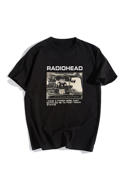Touz Μπλουζάκι My Vision Radiohead Μαύρο Unisex Oversize