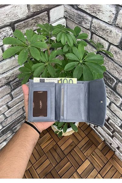 GUARD Multi-Compartment Gray Stylish Leather Wallet