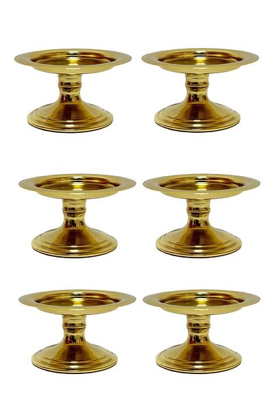ARTER Home Stairs 6-Piece Gold Turkish Delight Bowl