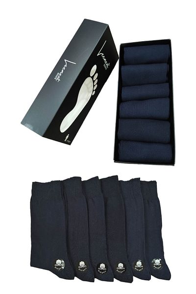 Leement socks Мъжки памучни 6 чифта безшевни тънки летни класически чорапи с плосък връх